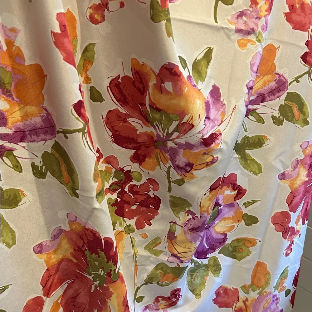 Vibrant Floral Shower Curtain